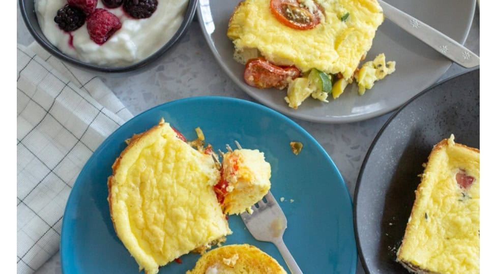 keto egg bake with cream cheese