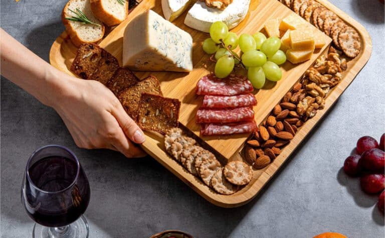 premium cheese board and knife set