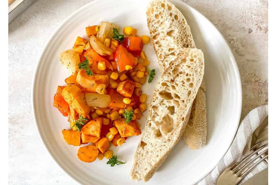 sweet potato corn hash