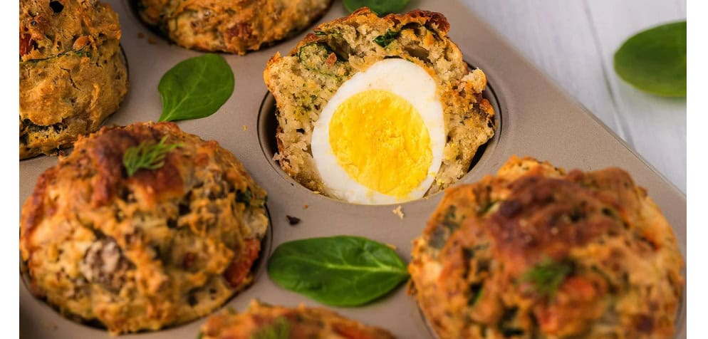 savoury breakfast muffins
