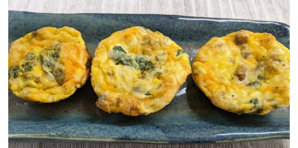 spinach frittata muffin