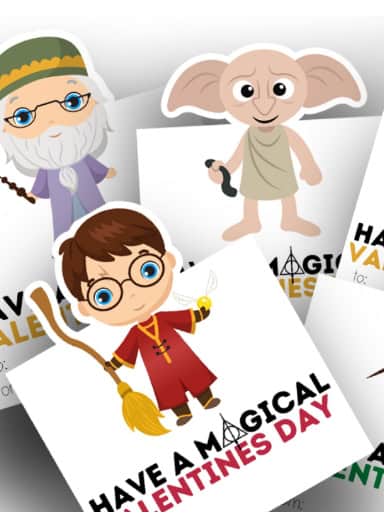 printable harry potter valentines day cards