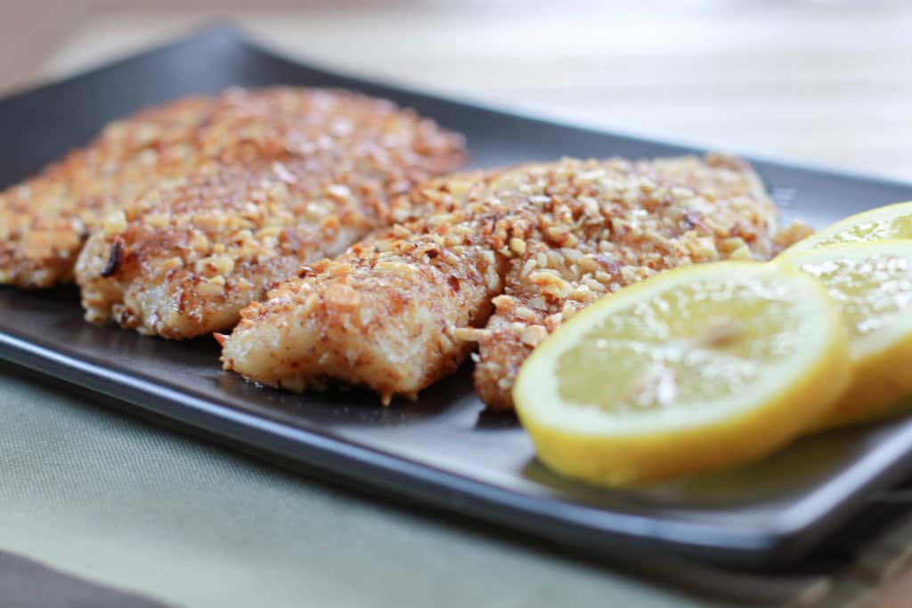 almond crusted tilapia