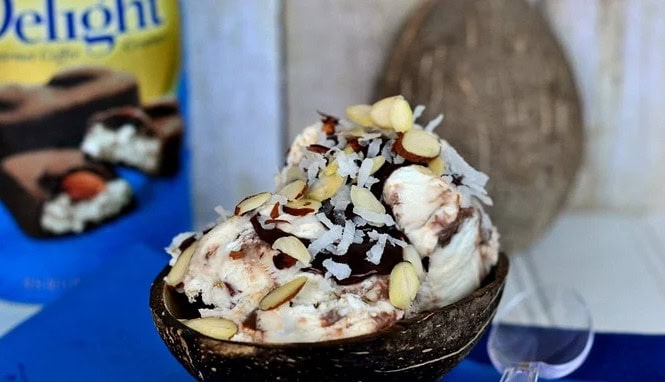 almond joy ice cream