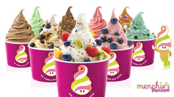 menchies frozen yogurt