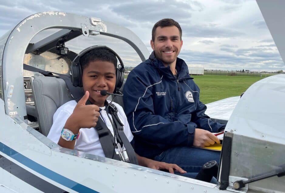 beocme a young eagle vounteer pilot