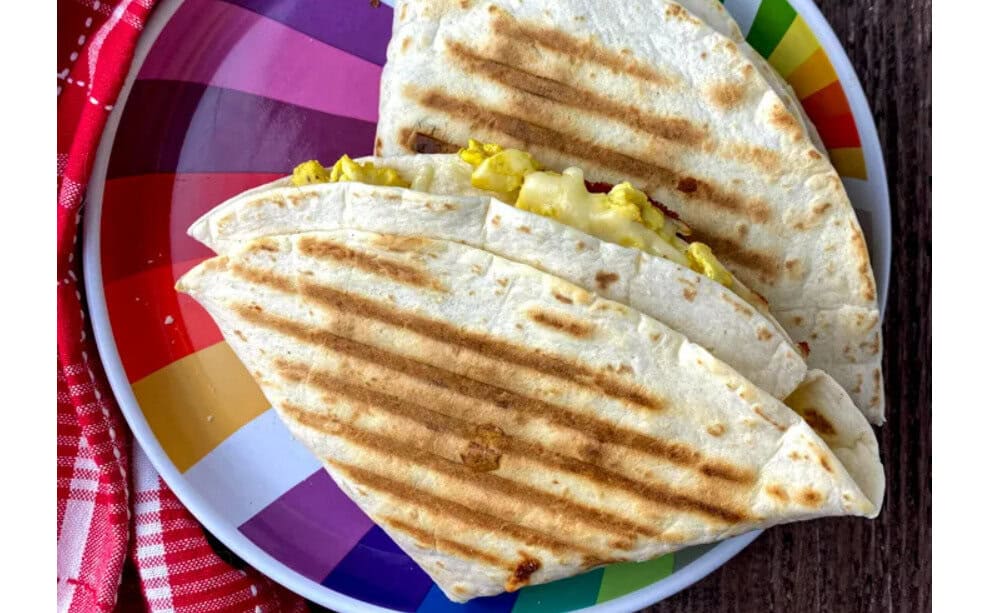 breakfast tortilla wrap