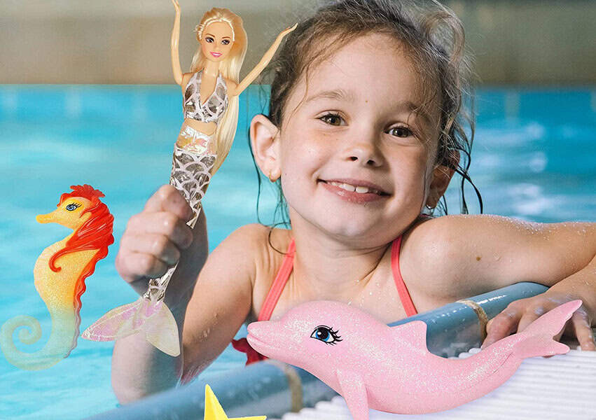 mermaid princess doll playset