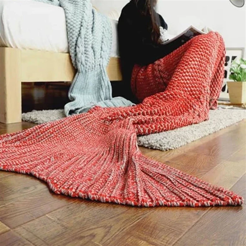 mermaid tail blanket 