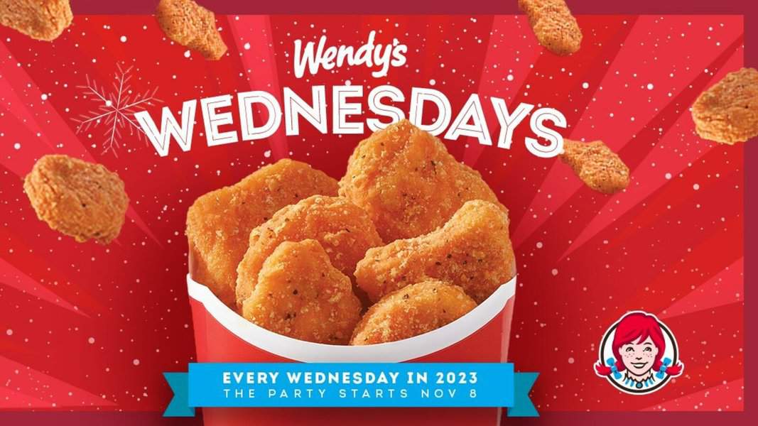 wendys free nuggets wed