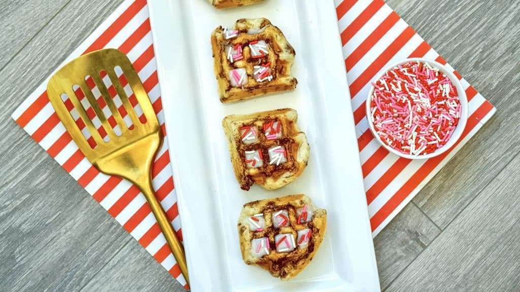valentines day cinnamon roll waffles 1024x576 1
