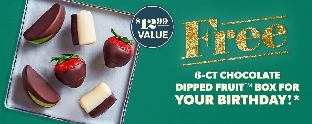 free birthday box edible arrangements