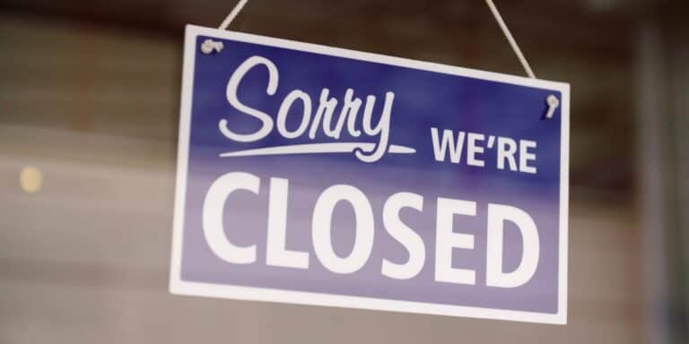 closed store