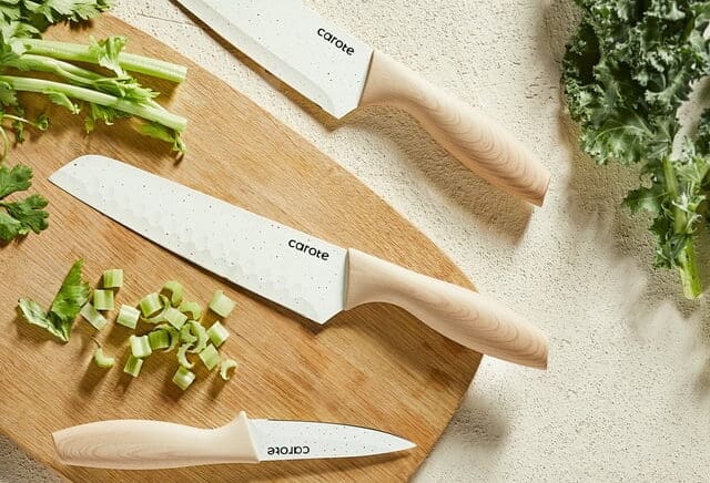 carote 12pcs knife set with blade guards
