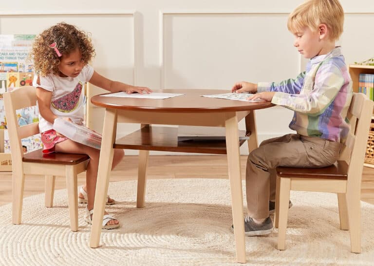 ecr4kids hideaway table and chair set
