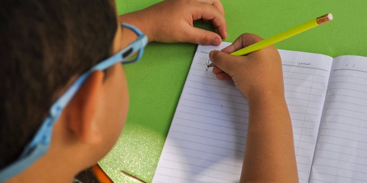 kids writing