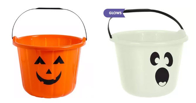 party city halloween bucket