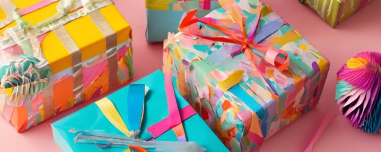 ugly gift wrap presents