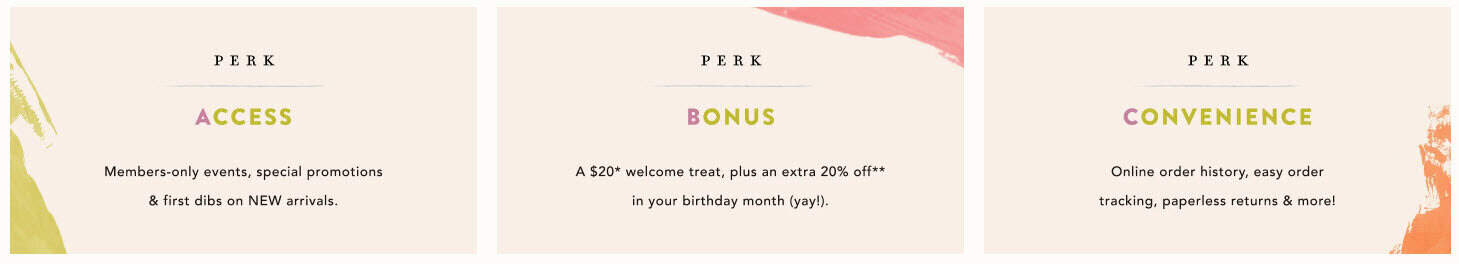 Membership perks include access, bonus, convenience.
