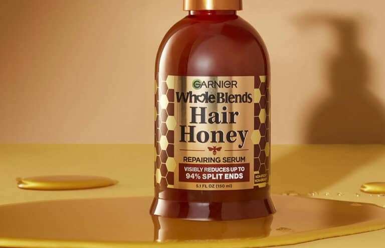 Garnier Whole Blends Hair Honey Repairing Serum bottle