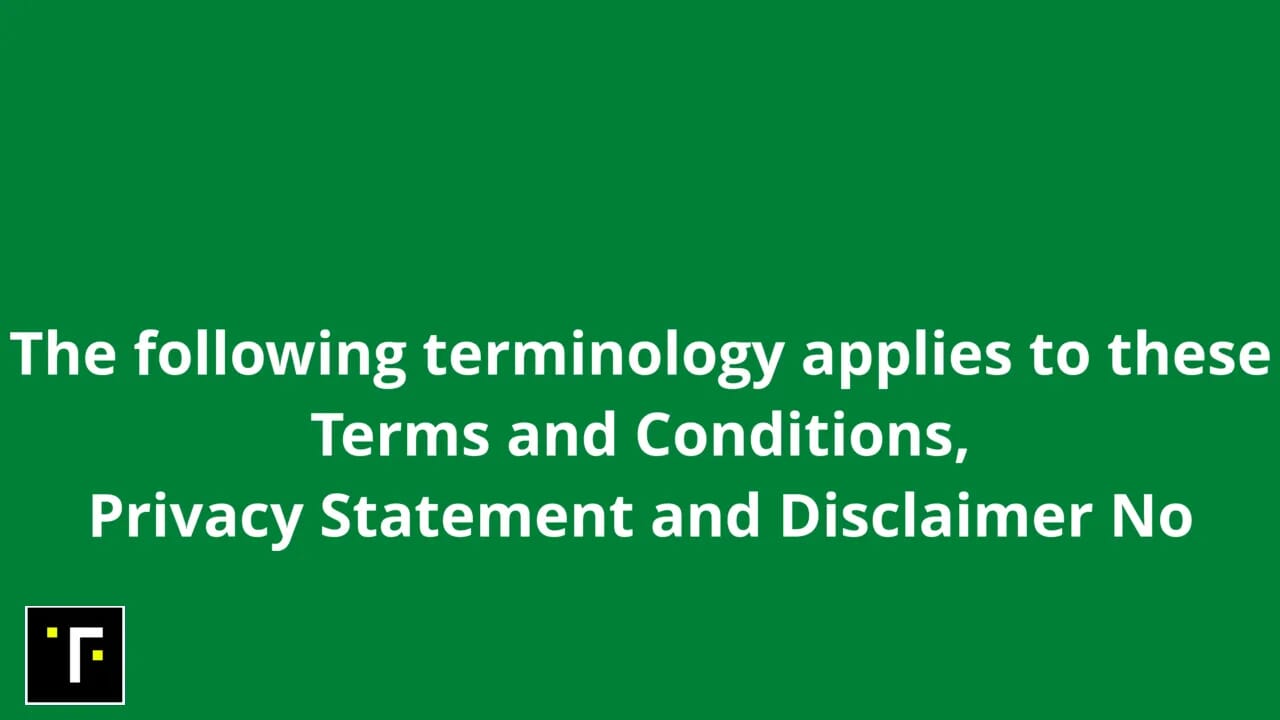 Terms and conditions