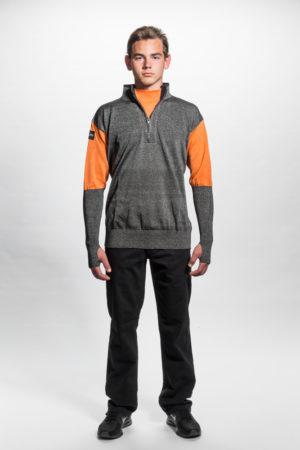Kiel Pullover met 10&quot; Rits