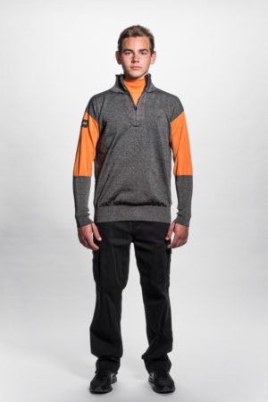 Keel Pullover with 10&quot; Zipper w/Meshback