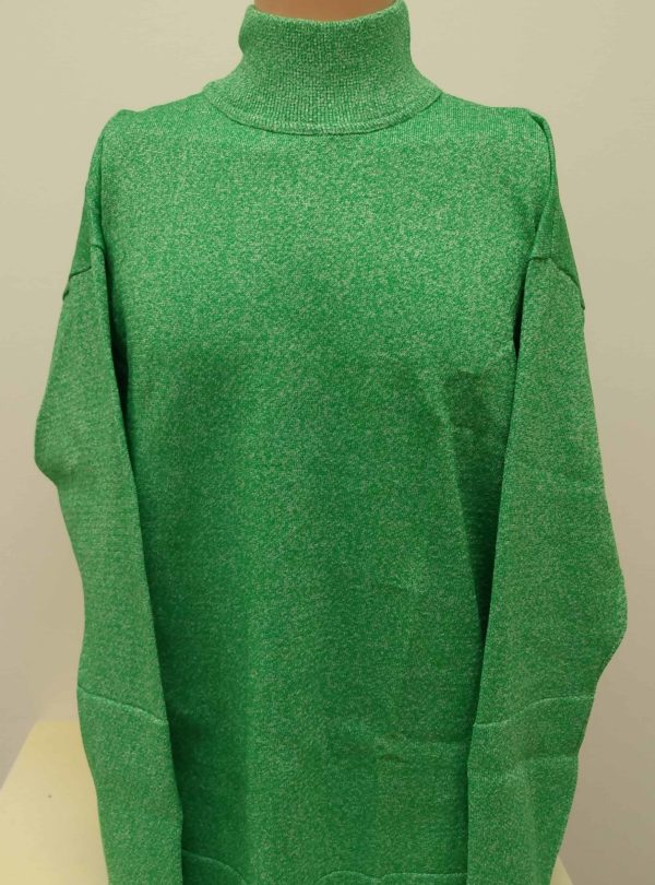 Green long sleeve crew - lossy