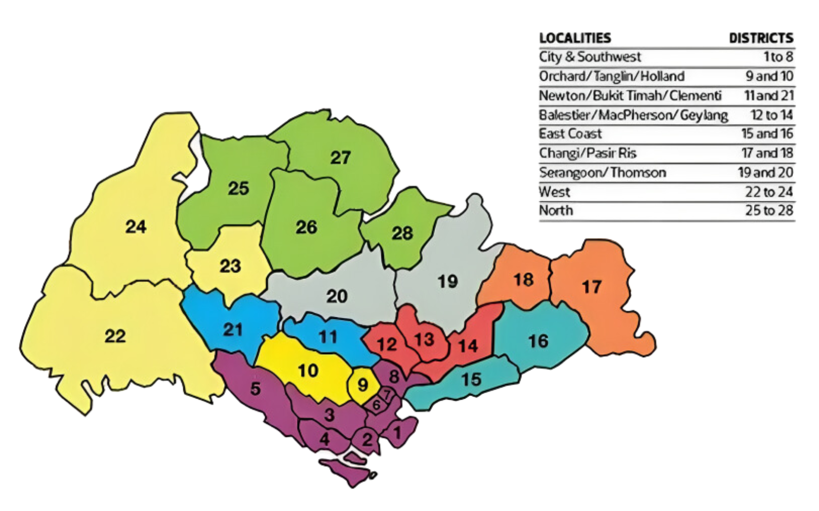 Singapore Map
