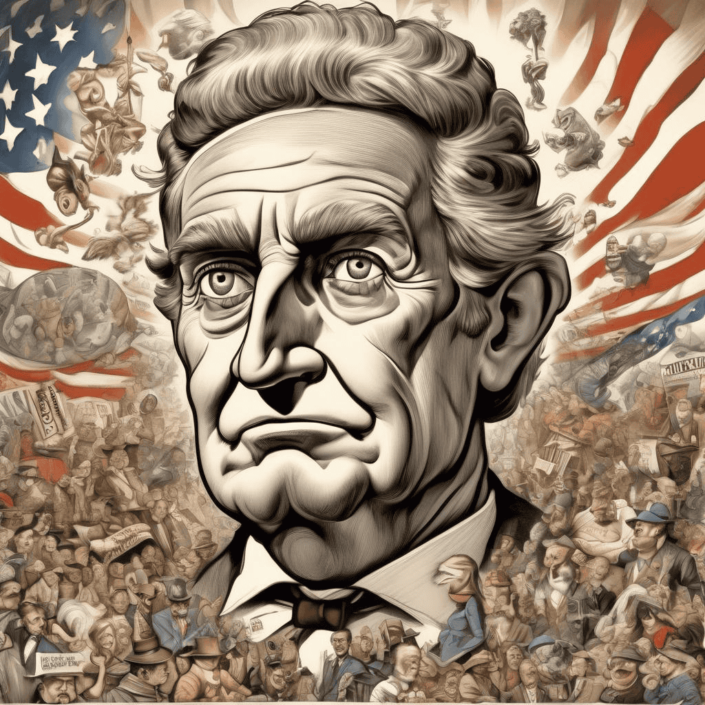 Drawn & Quartered: The History of American Political Cartoons by Stephen Hess