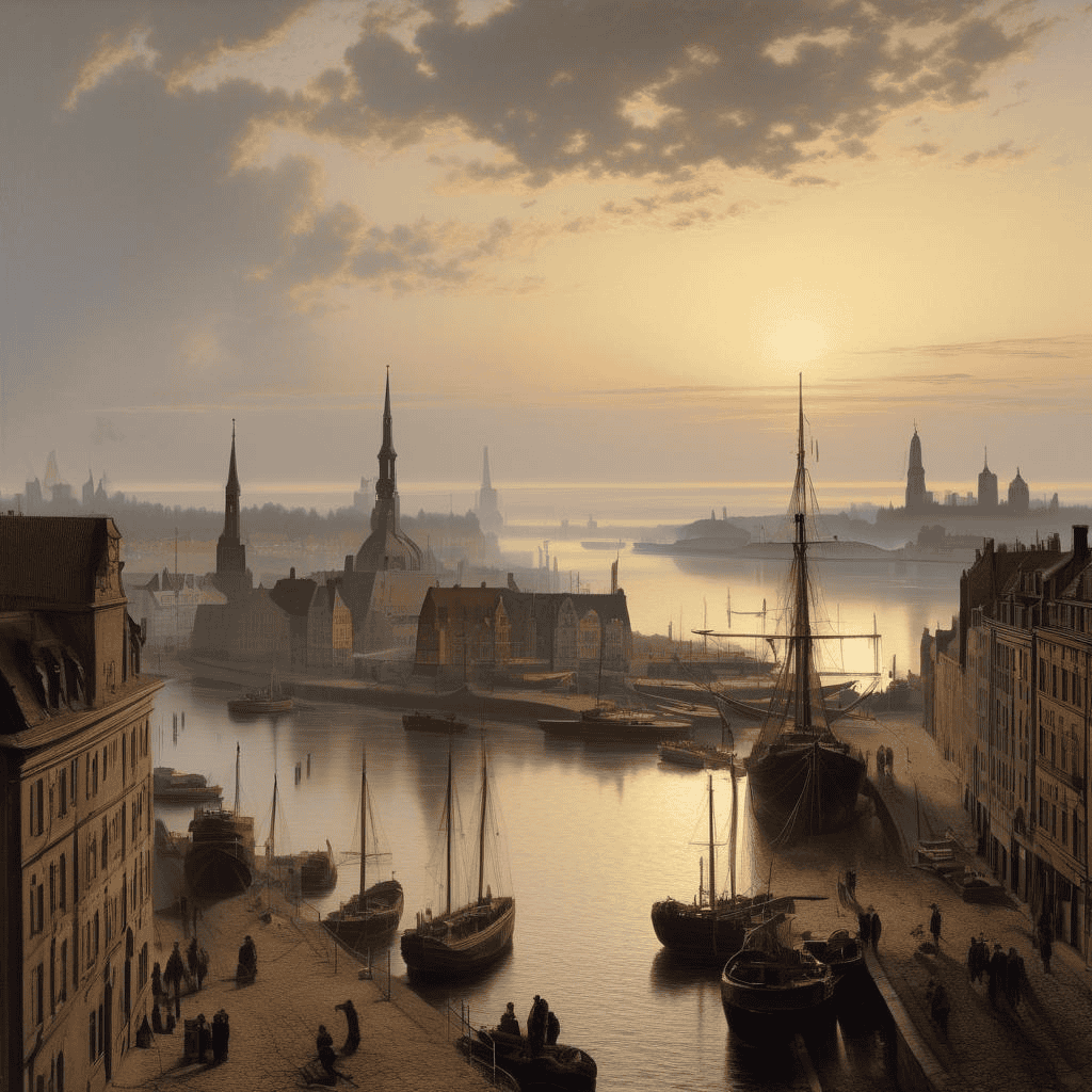 Morning on the Elbe – Carl Gustav Carus