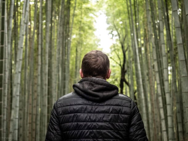Arashiyama près de Kyoto ors d'un voyage au Japon