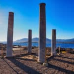 Colonnes atrium Nora Sardaigne