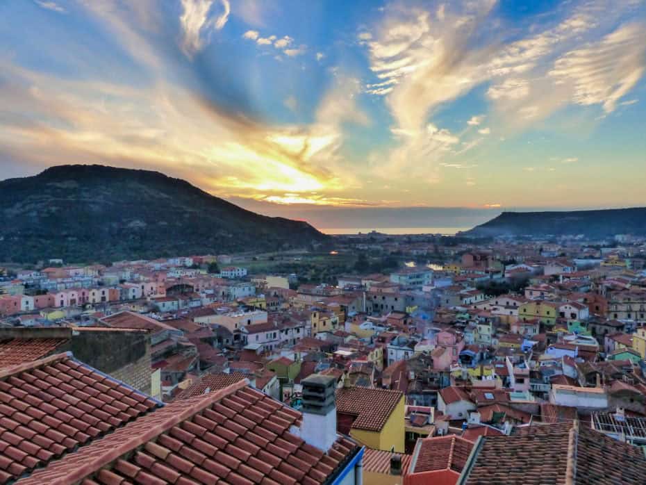 Vue Bosa Sardaigne