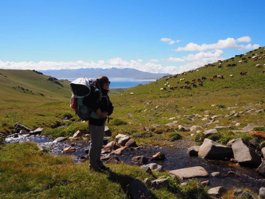 Grand lac du Kirghizistan