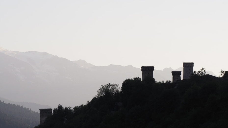 Les tours défensives de Géorgie.