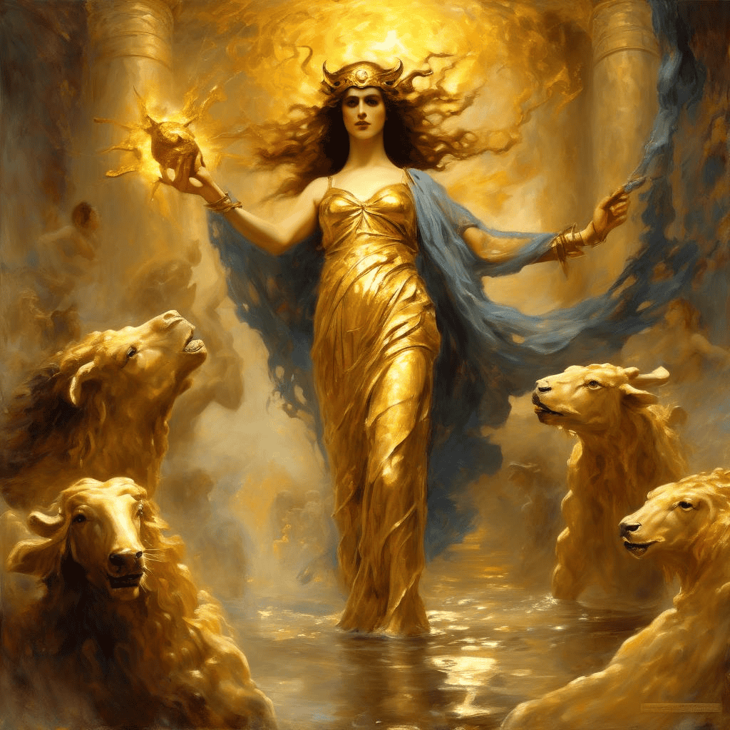 The Golden Fleece, Medea’s potion – Albert Maignan