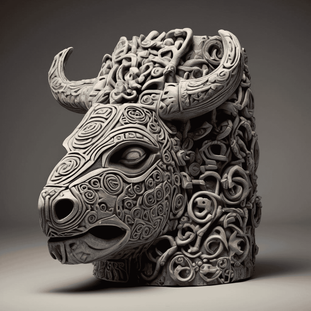 Animal Head Post – Viking art