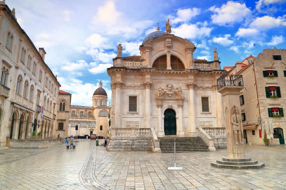 Highly,Decorated,Facade,Of,St,Blaise,Church,,Dubrovnik,,Croatia Visit Trsteno Things to do while in Dubrovnik