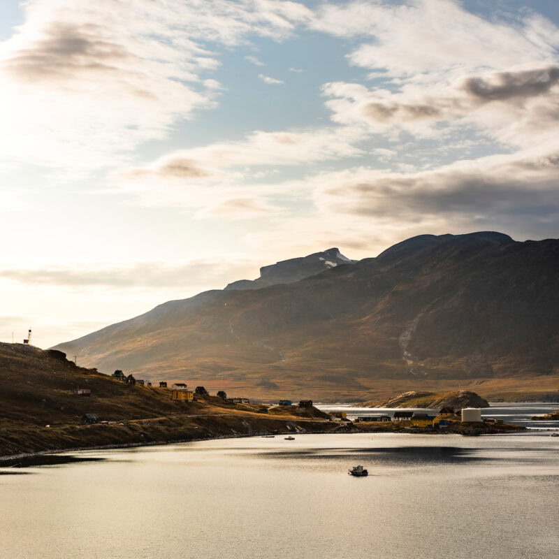 The Settlement Kapisillit at the Nuuk Fjord