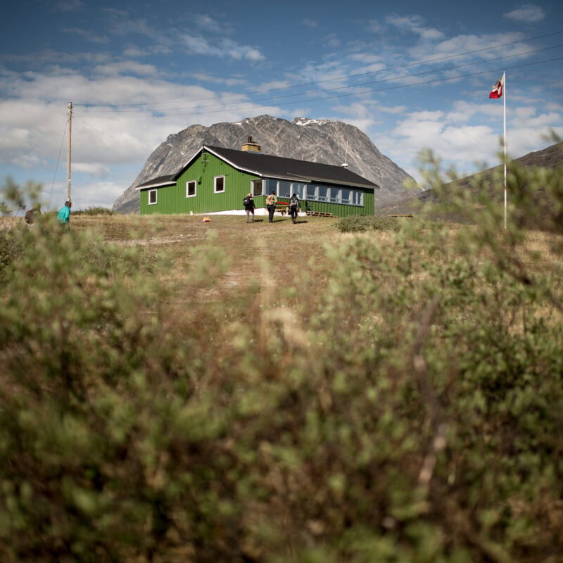 The restaurant at Qooqqut Nuan in the fjord near Nuuk in Greenland. Photo by Mads Pihl - Visit Greenland