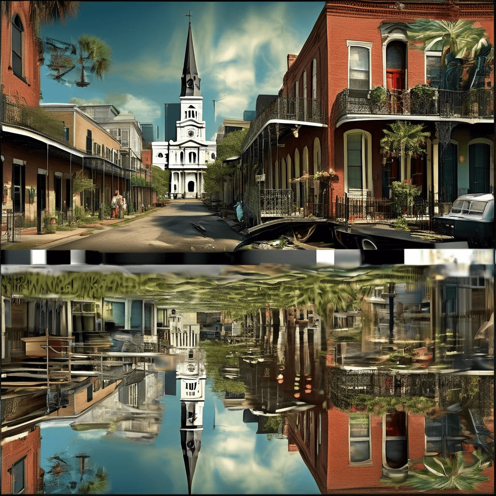 City Adrift: New Orleans Before and After Katrina by Jenni Bergal