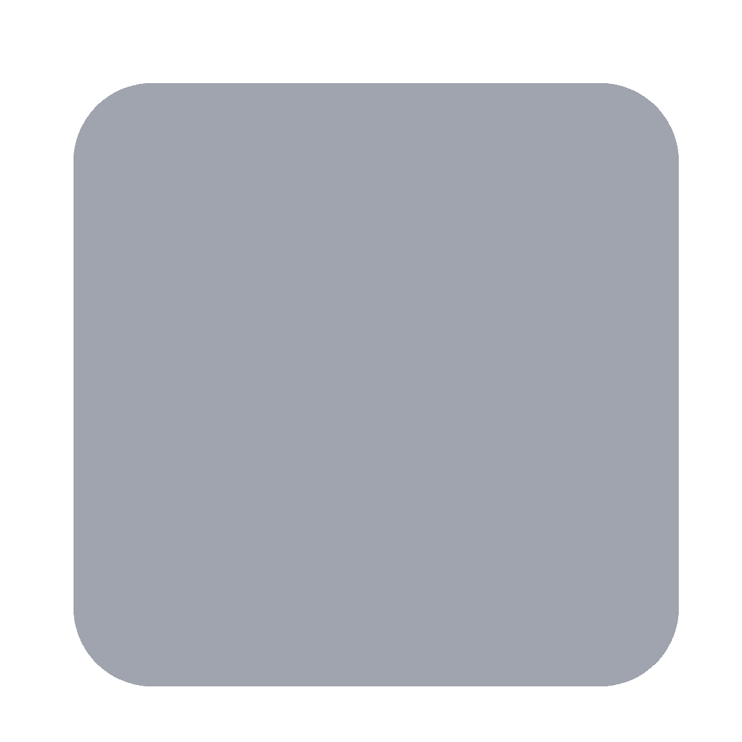 A gray square with rounded corners and a white border on a transparent background, reminiscent of icons found in a Metal Roof Gallery.