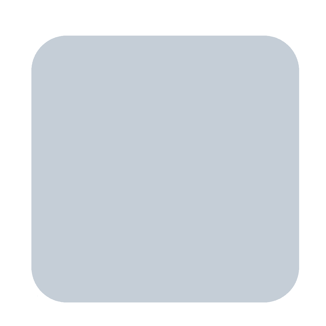 A simple grey rounded square with a white border on a transparent background, ideal for showcasing projects in a Metal Roof Gallery.