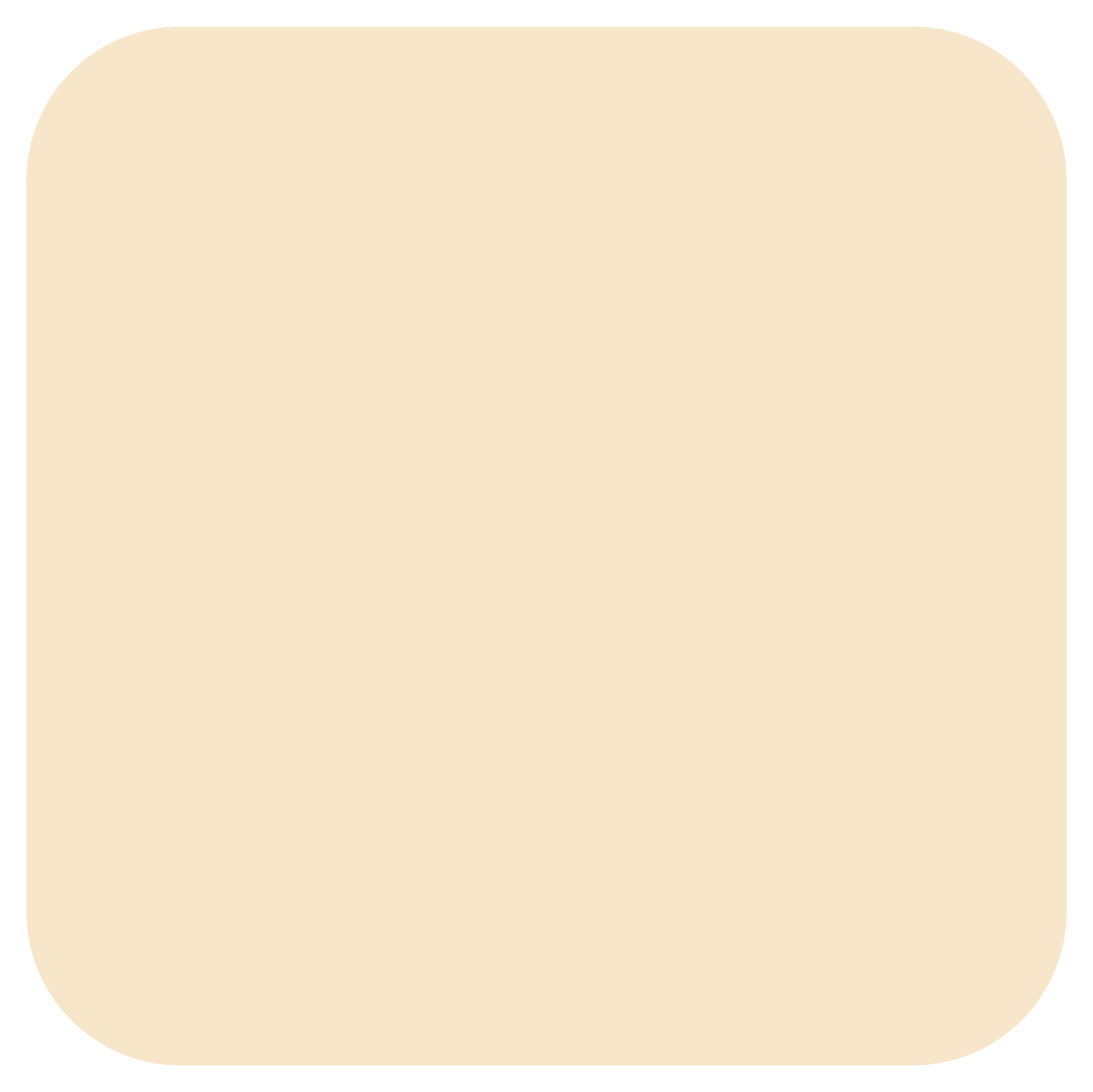 A plain square with rounded corners filled with a solid light beige color, reminiscent of tones featured in the Metal Roof Gallery.