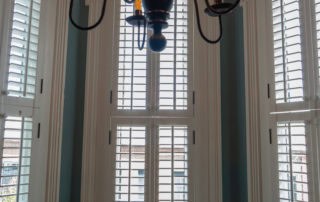 Logan House table and chandelier