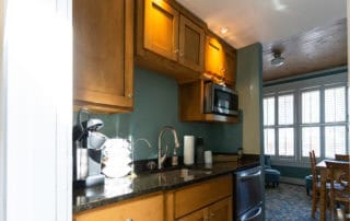 A kitchenette