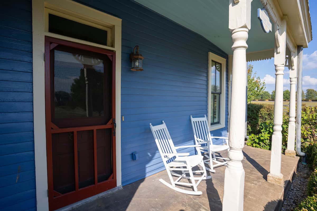 The Fisher Ford House is a fully furnished historic guesthouse with three bedrooms and one bath on a farm in Garrard County.