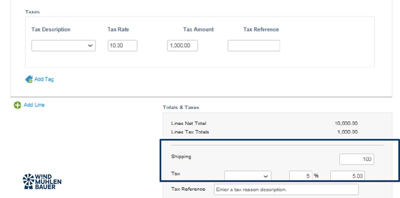 Shipping cost coupa