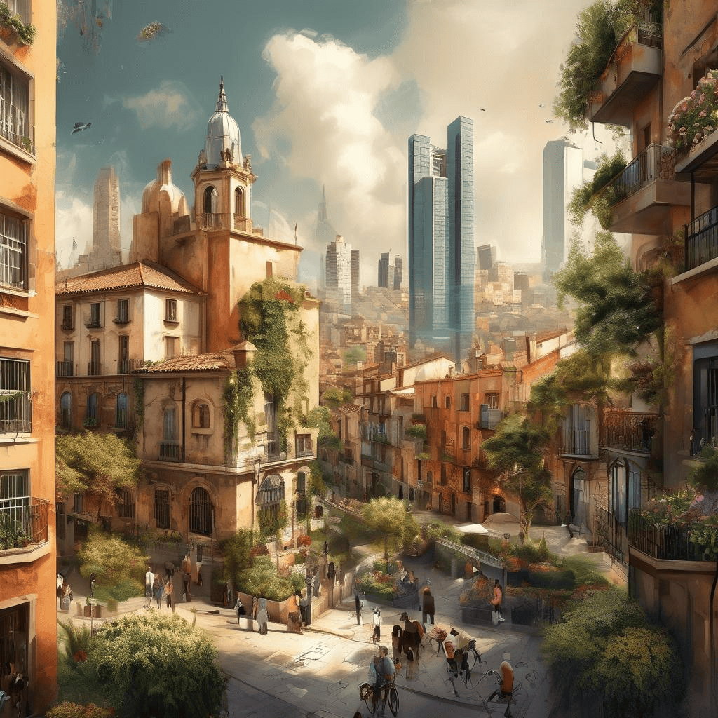 A Spanish Garden – Martín Rico y Ortega